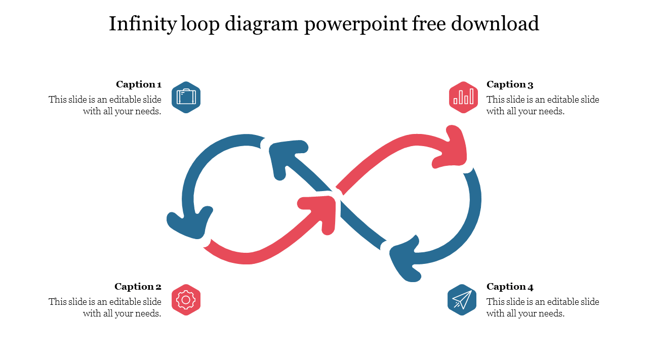 infinity loop diagram powerpoint free download